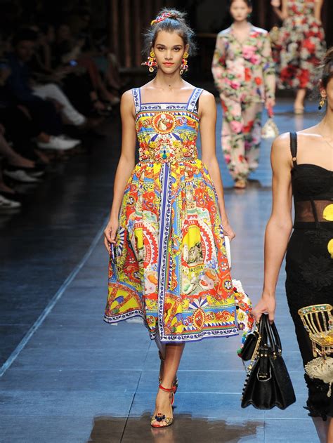 dolce gabbana print top|dolce and gabbana inspired dresses.